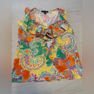 Lauren Ralph Lauren print tank size M